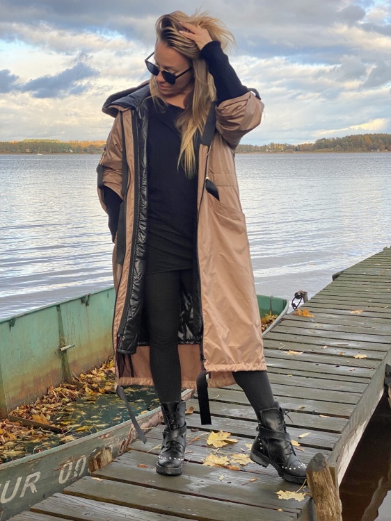 Parka z podpinką Long